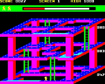 3D Dotty (1987)(Blue Ribbon-Acornsoft)[a] screen shot game playing